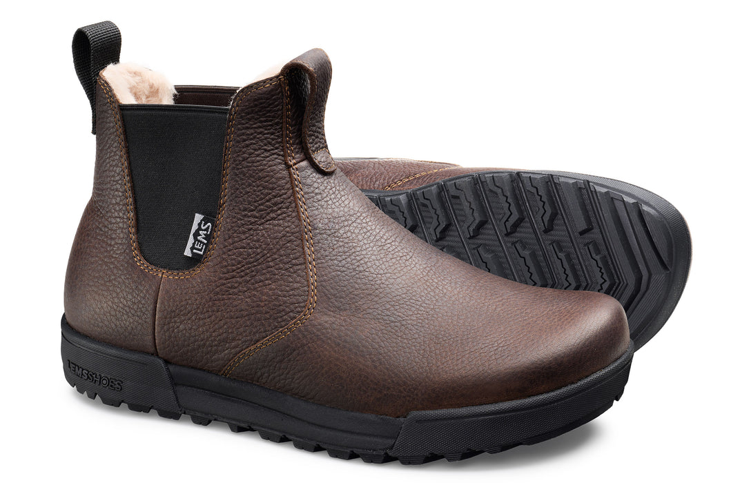 Lems Chelsea Boot Tuff Water Resistant Unisex - Dark Roast