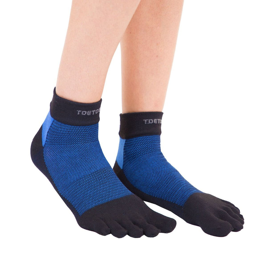 TOETOE® Socks - Liner Ankle Toe Socks Black