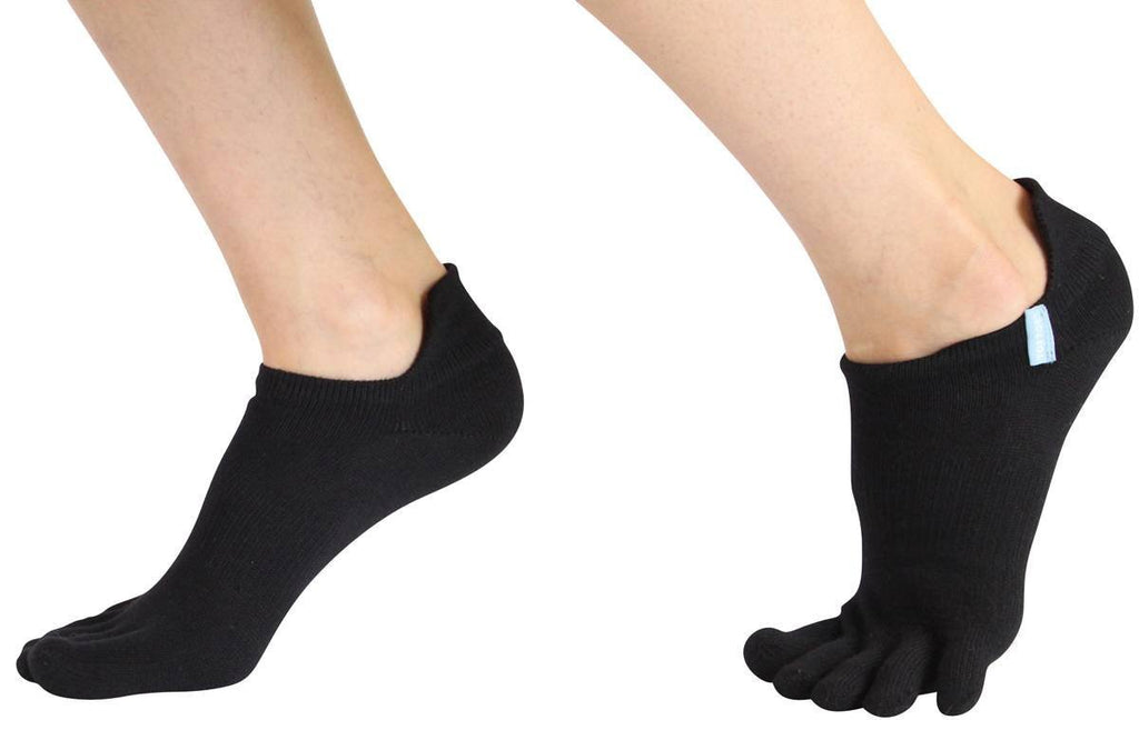 Hilly - Toe Socks Anklet Unisex - Black, Grey, Light Grey